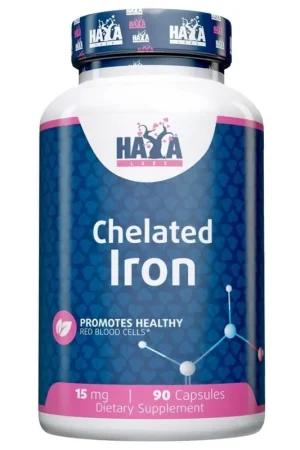Hassle-Free Returns Haya Labs Chelated Iron 15 mg - 90 Capsules