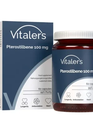 Vitaler‘s Pterostilbene 100 mg - 60 Capsules Fast Shipping