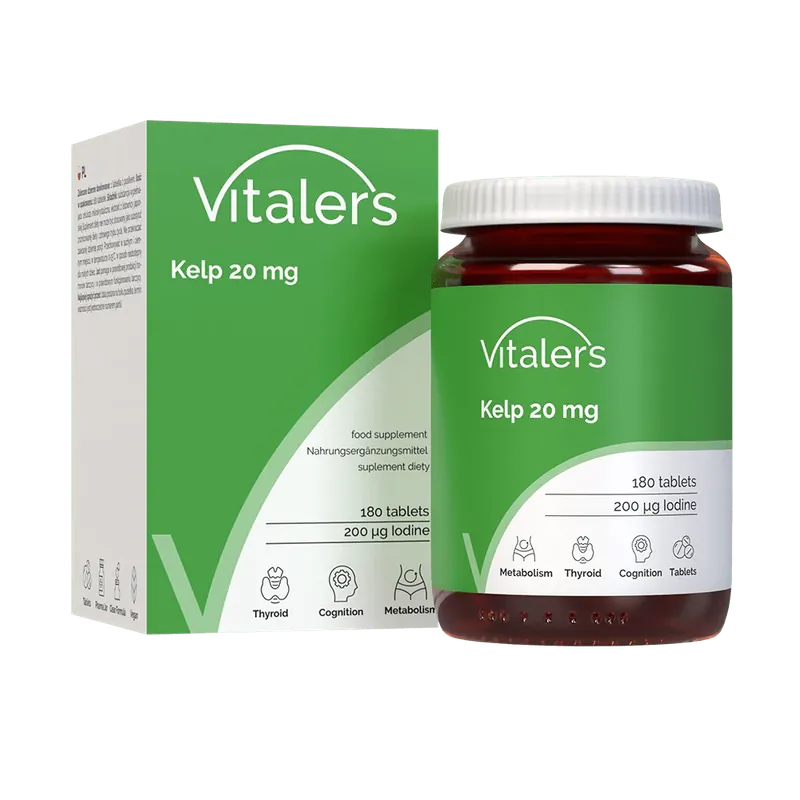 Same Day Shipping Vitaler‘s Kelp 20 mg - 180 Tablets