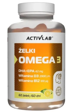 Activlab Gummies Omega 3, Lime-Lemon - 60 Gummies One Day Deal