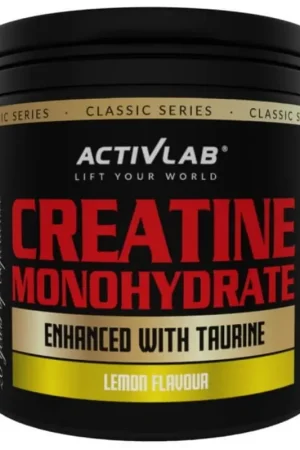 Activlab Classic Series Creatine Monohydrate + Taurine, Lemon - 300 g Mega Sale