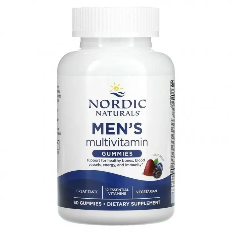 Direct From Factory Nordic Naturals Naturals Men‘s Multivitamin, Berries - 60 Gummies