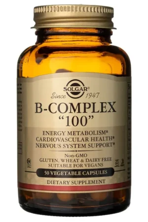 Hot Picks Solgar B-Complex "100" - 50 Veg Capsules