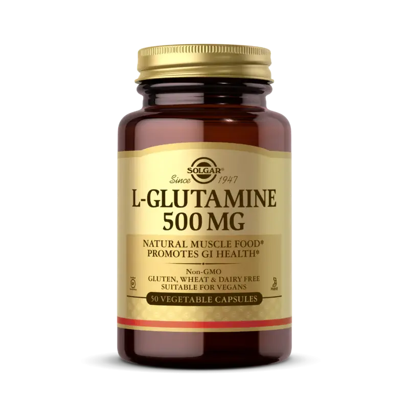 Best Choice Solgar L-Glutamine 500 mg - 50 Vegetable Capsules