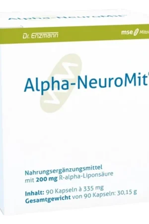 Dr. Enzmann Alpha-NeuroMit R-Alpha Lipoic Acid 200 mg - 90 Capsules High Quality