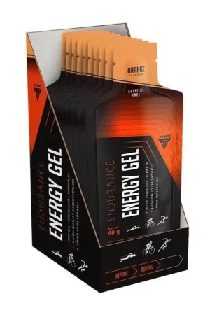 Direct From Factory Trec Endurance Energy Gel, Orange - 10 Pieces