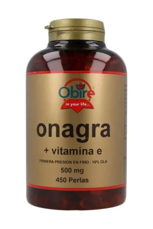 Evening primrose + vitamin E 450 softgels Obire Shop Now