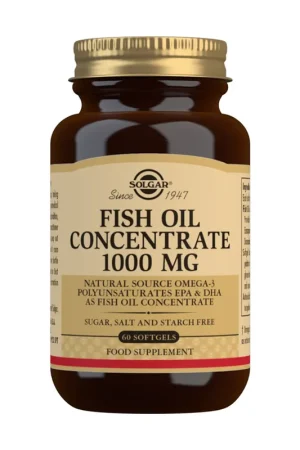 concentrated fish oil 60 capsules (1000mg) Solgar Final Sale
