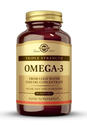 Today Only Omega 3 Triple Concentration 50 capsules Solgar