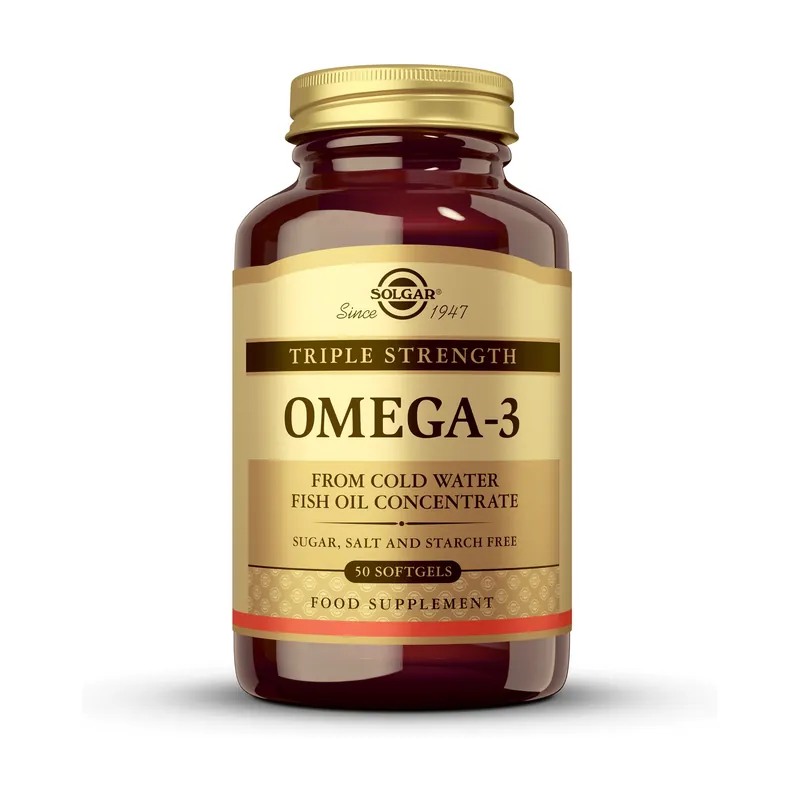 Today Only Omega 3 Triple Concentration 50 capsules Solgar