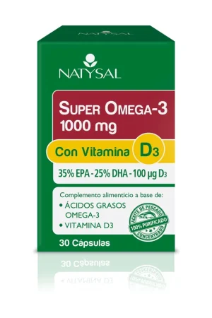 Super Omega 3 EPA-DHA 30 capsules Natysal Seasonal Sale