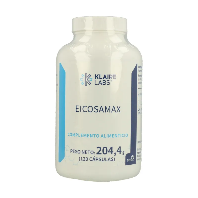 Klaire Labs Eicosamax 120 Capsules New Release