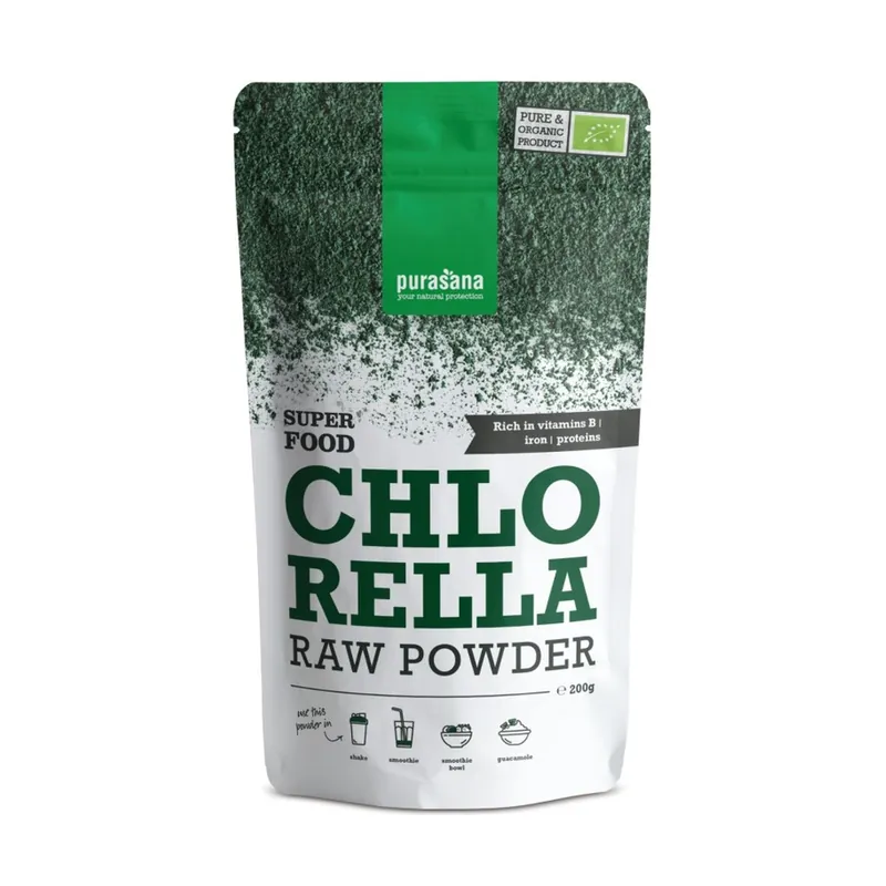 Chlorella Powder 200 g of powder Purasana Trusted Brand