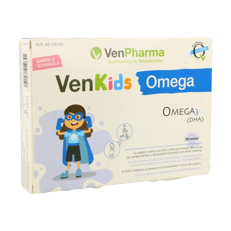 Shop Now Venkids Omega 60 softgels Venpharma