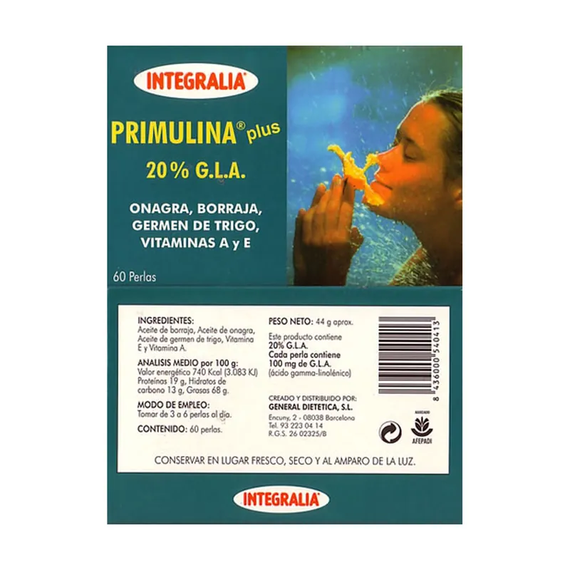 Primulin Plus 60 softgels Integralia Grab Now