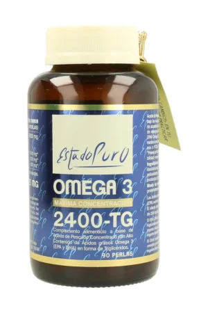 Certified Omega 3 2400 TG 90 softgels of 1405mg Estado Puro
