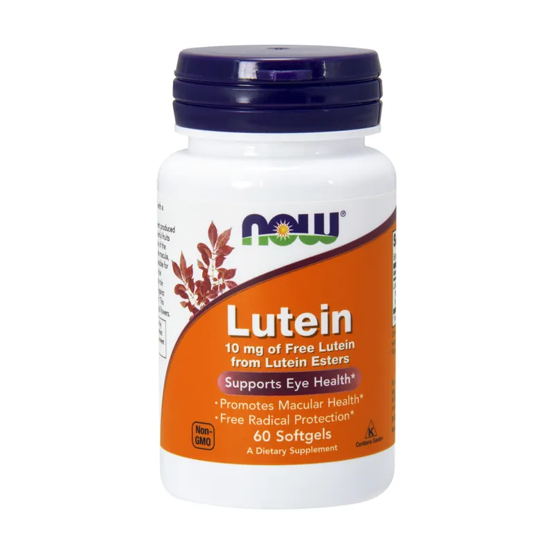 Express Delivery Lutein 10 mg 60 softgels of 10mg NOW Foods