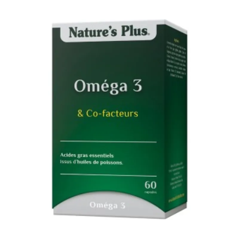 Final Sale Omega 3 & Co-factors 60 capsules Natures Plus