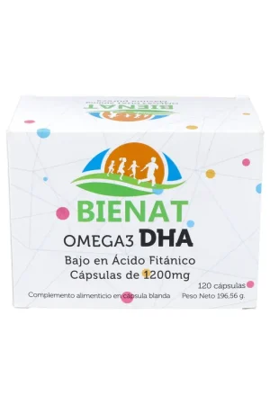 Hassle-Free Returns Bienat Omega 3 DHA 1200 mg 120 capsules of 1200mg Bienat