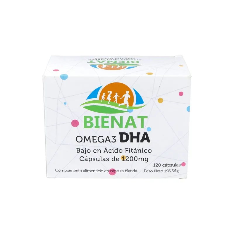 Hassle-Free Returns Bienat Omega 3 DHA 1200 mg 120 capsules of 1200mg Bienat