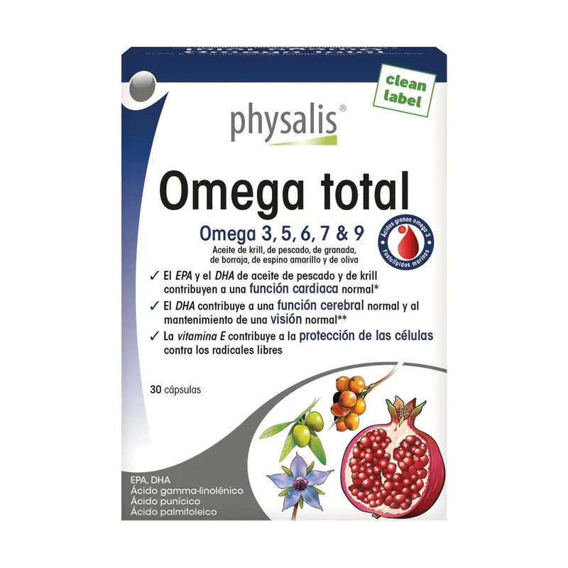 Omega Total 30 capsules Physalis Trusted Brand