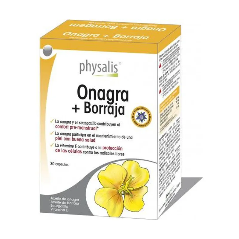 Grab Now Evening primrose and Borage 30 capsules Physalis