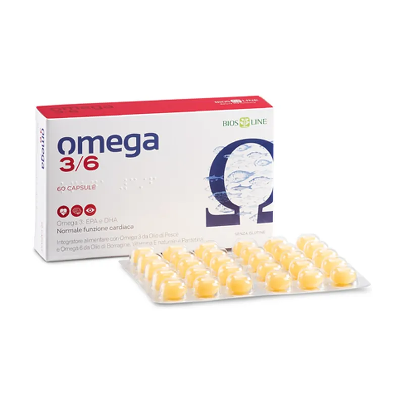 Omega 3/6 60 capsules BiosLine Top Rated