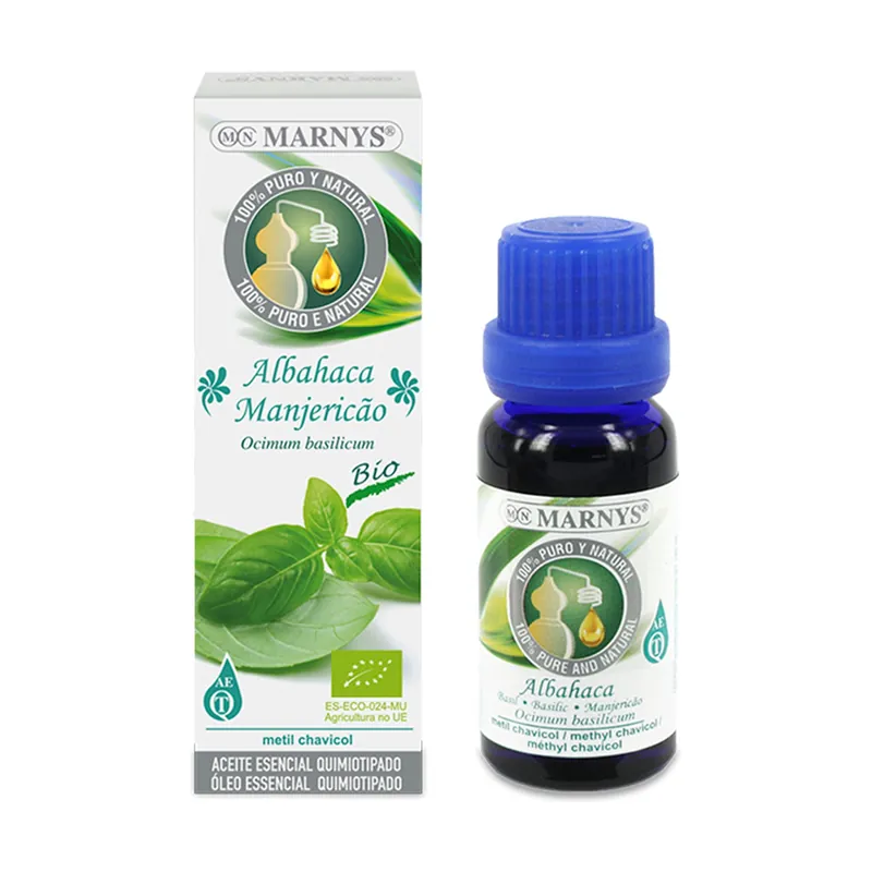 Organic Basil Essential Oil 15 ml of essential oil MARNYS® One Day Deal