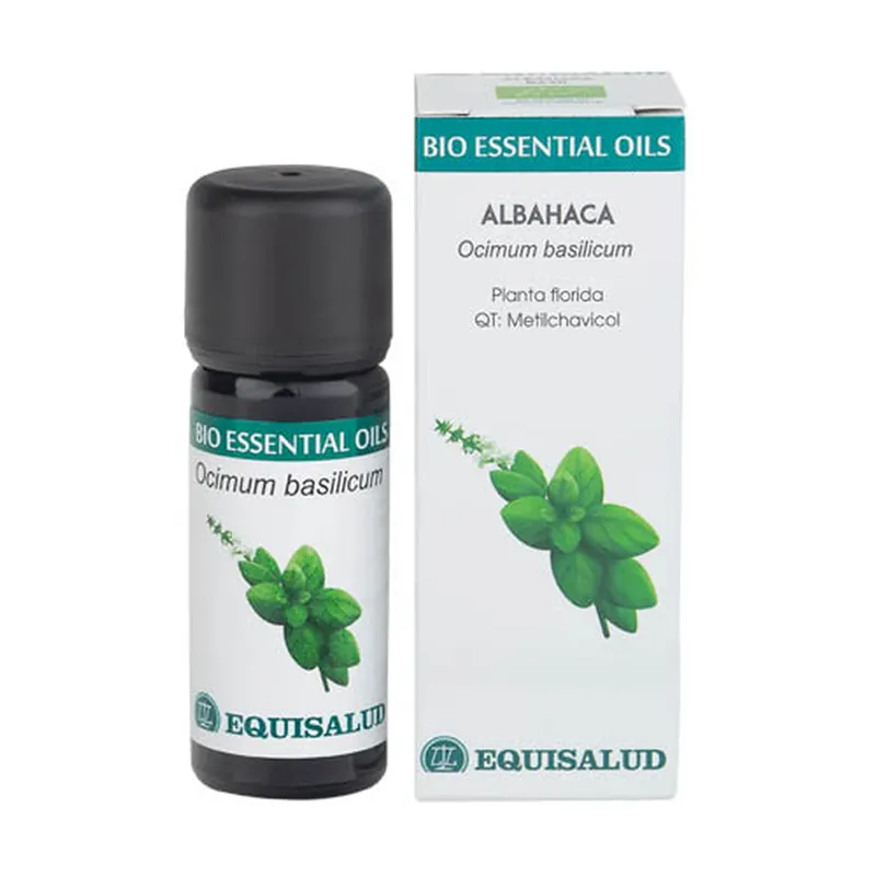 Organic Basil Essential Oil 10 ml Equisalud Premium