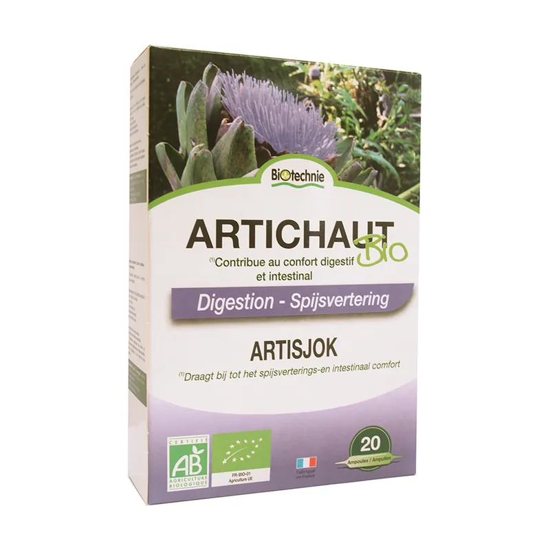Seasonal Sale Organic artichoke 20 ampoules Biotechnie