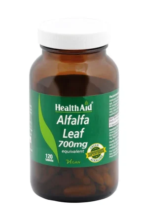 Alfalfa Leaf 120 tablets of 700mg Health Aid Hot Picks