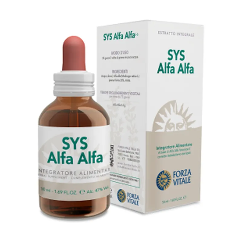 Fresh Stock Sys alfa alfa lipid metabolism 50 ml Forza Vitale