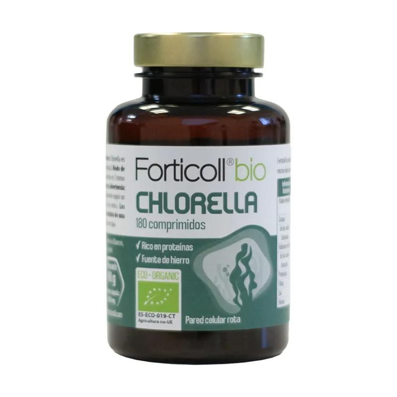 Mega Sale Chlorella Bio 180 tablets of 500mg Forticoll