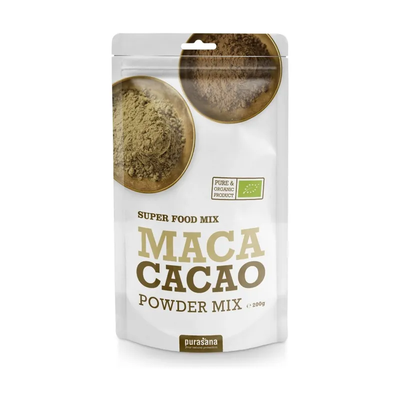 Organic maca and cocoa powder 200 g of powder Purasana Factory Price