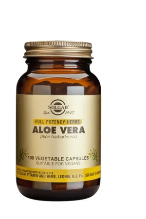 Today Only Aloe Vera 100 capsules of 520mg Solgar
