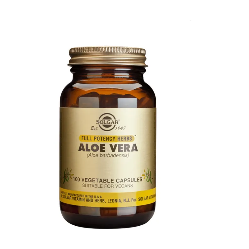 Today Only Aloe Vera 100 capsules of 520mg Solgar