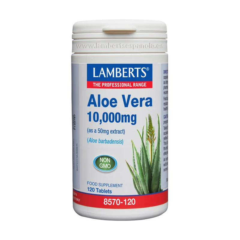 Aloe vera 120 tablets of 10000mg Lamberts New Release