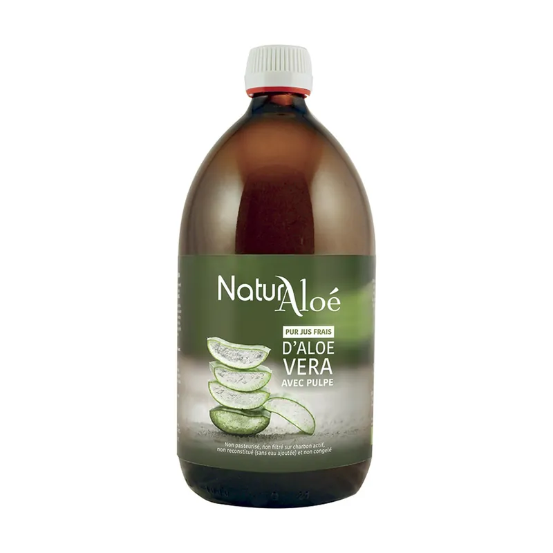Must Have Organic aloe vera pulp 500 ml Naturaloe