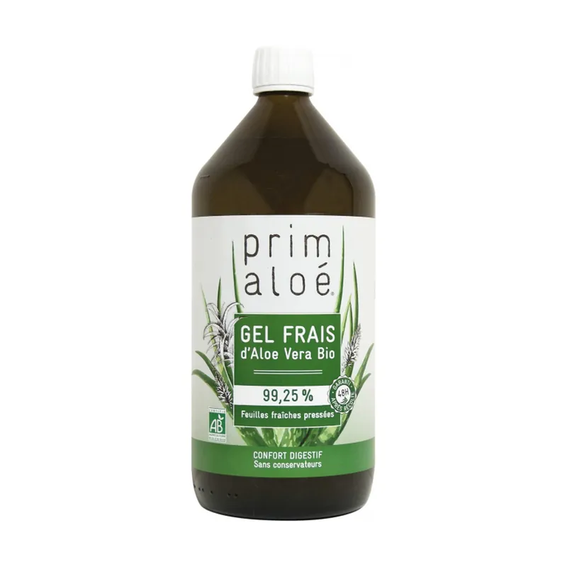 Organic pure aloe vera gel 1 L of gel Prim Aloe Instant Buy