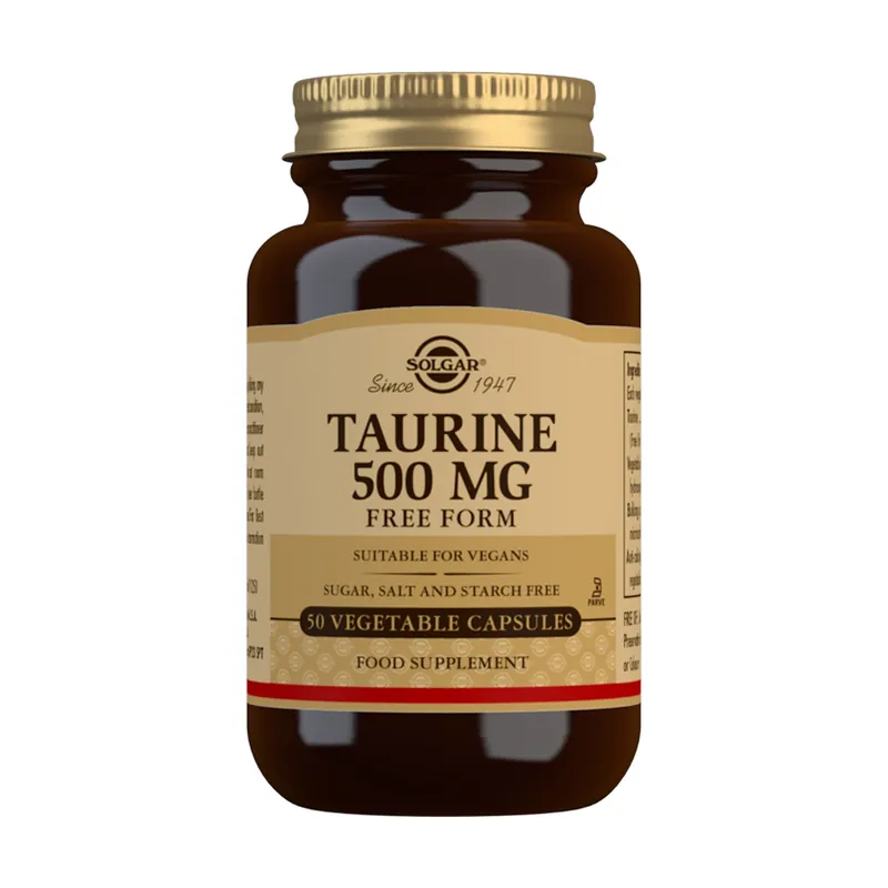 Today Only Taurine 50 vegetable capsules of 500mg Solgar