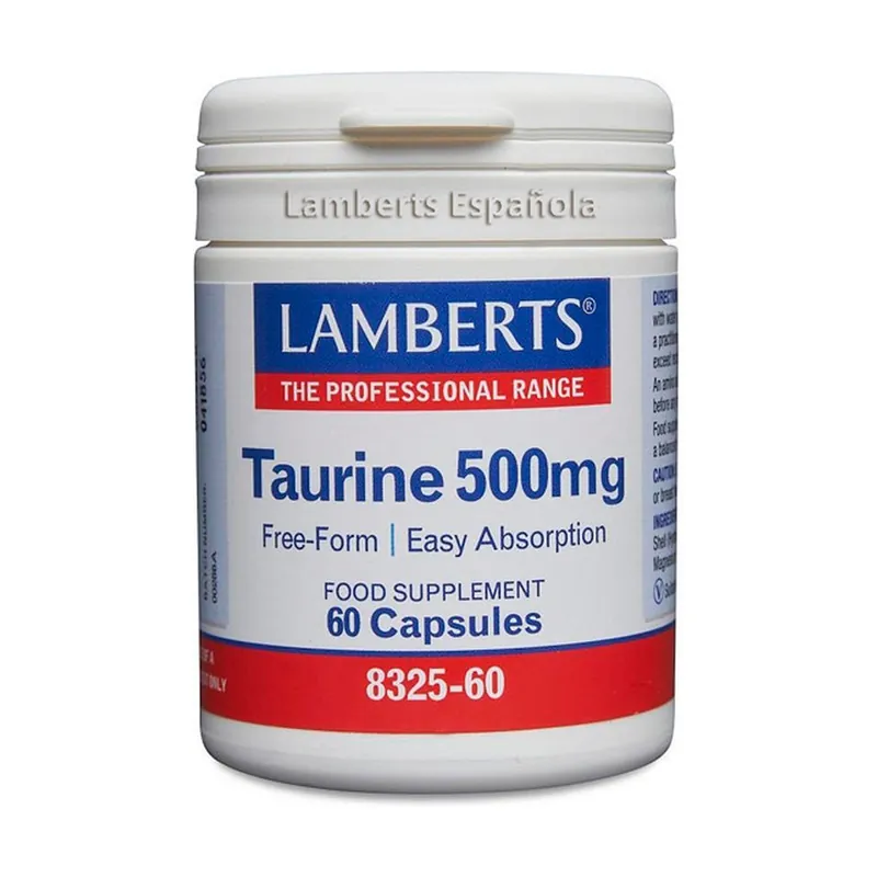 Today Only Taurine 60 capsules of 500mg Lamberts
