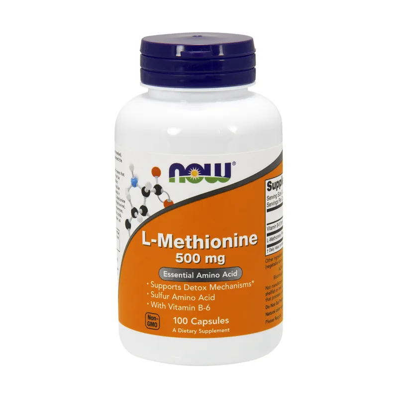L-Methionine 500 mg 100 capsules NOW Foods Place Order