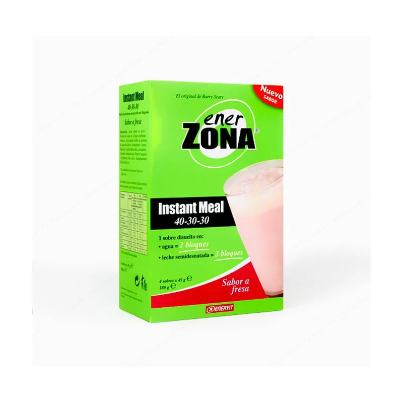 Same Day Shipping Instant Meal 40-30-30 4 packets of 50g Enerzona