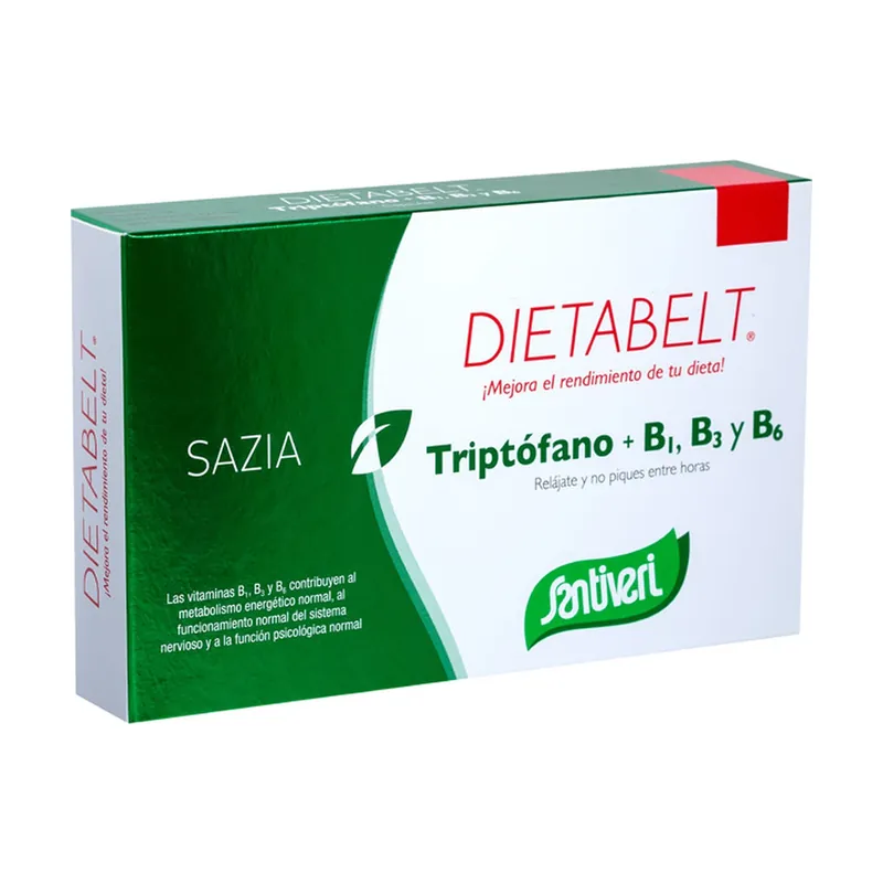 Seasonal Sale Dietabelt Sazia Tryptophan + B1,3,6 40 capsules Santiveri