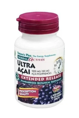 Ultra Acai 30 tablets Natures Plus Today Only