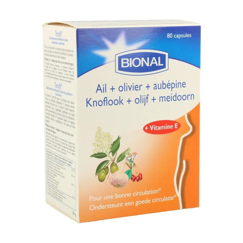 Weekend Sale Garlic Olivier Hawthorn 80 capsules Bional