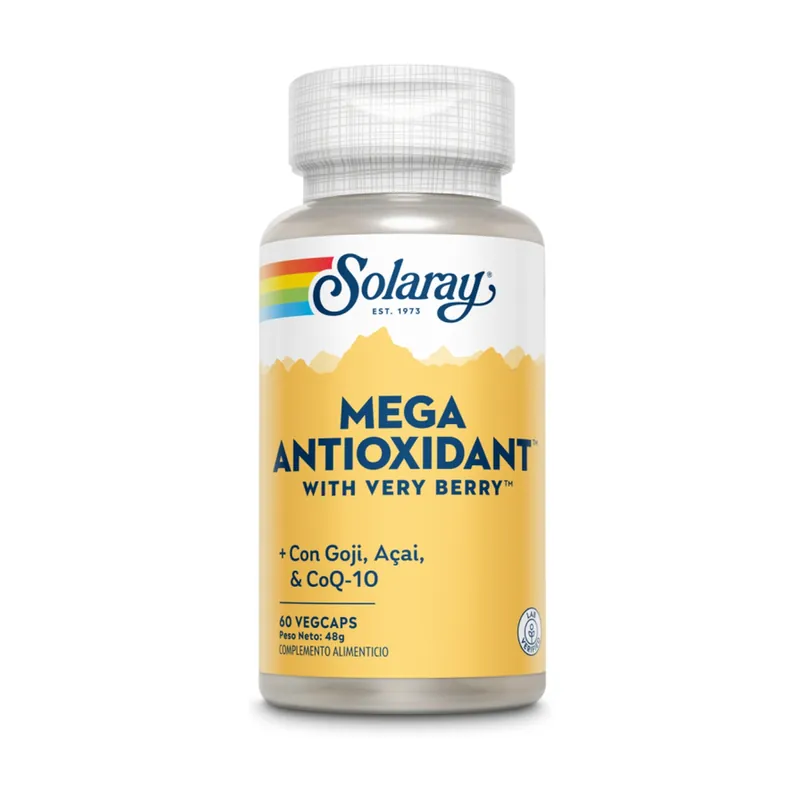 Trusted Brand Mega Multi Antioxidant with Very Berry 60 vegetable capsules Solaray