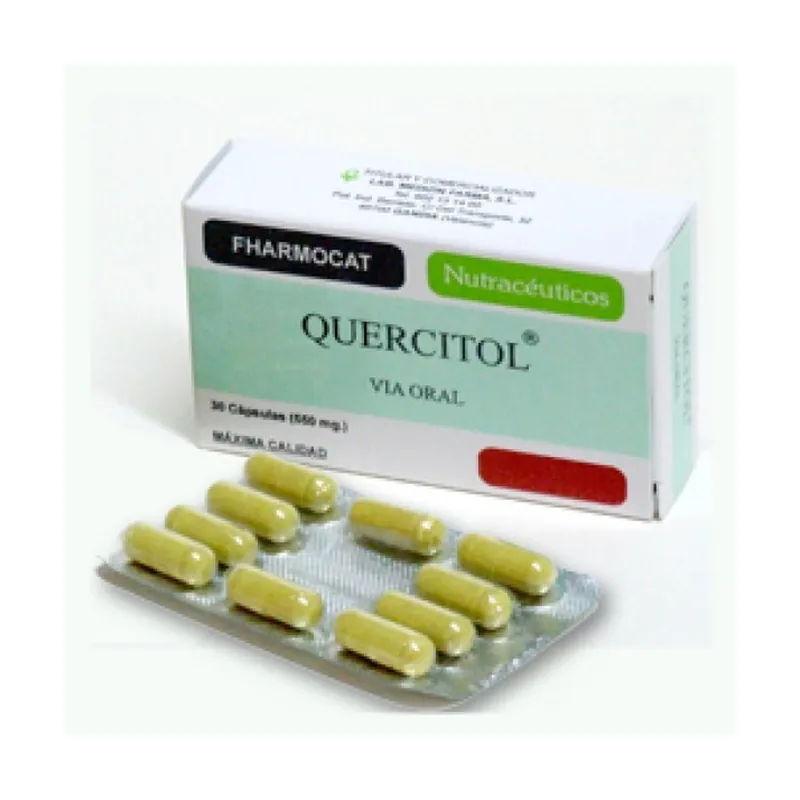 Quercitol 30 capsules of 580mg Fharmocat Authentic