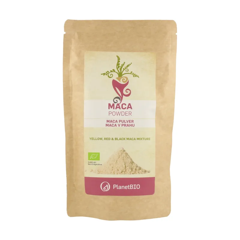 Organic Maca Powder (Mix of Yellow, Red and Black Maca) 150 g PlanetBio Buy Today