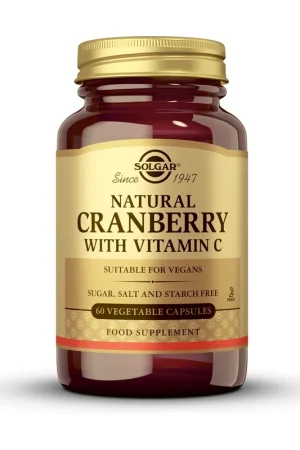 Cranberry with vitamin C 60 caps.veg. Solgar Hot Deal